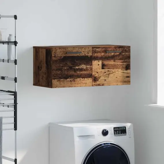 Nowy Szafka ścienna Stare drewno 80 x 36.5 x 35 cm Lumarko! - Hurtownia wielobranżowa Lumarko